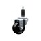 Service Caster 3'' SS Hard Rubber Wheel Swivel 1-1/8'' Expanding Stem Caster SCC-SSEX20S314-HRS-118 - alternate 1